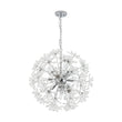 Load image into Gallery viewer, Farmhouze Light - Modern Luxury Crystal Floral Round Firework Starburst Chandelier - Chandelier - Chrome - 
