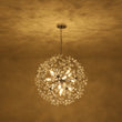 Load image into Gallery viewer, Farmhouze Light - Modern Luxury Crystal Floral Round Firework Starburst Chandelier - Chandelier - Chrome - 
