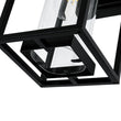 Load image into Gallery viewer, Farmhouze Light-Modern Minimalist 1-Light Black Square Outdoor Wall Lantern-Wall Sconce-2 Packs-

