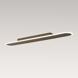 Farmhouze Light - Modern Minimalist Linear Oblong LED Semi Flush Mount - Ceiling Light - 39in - 