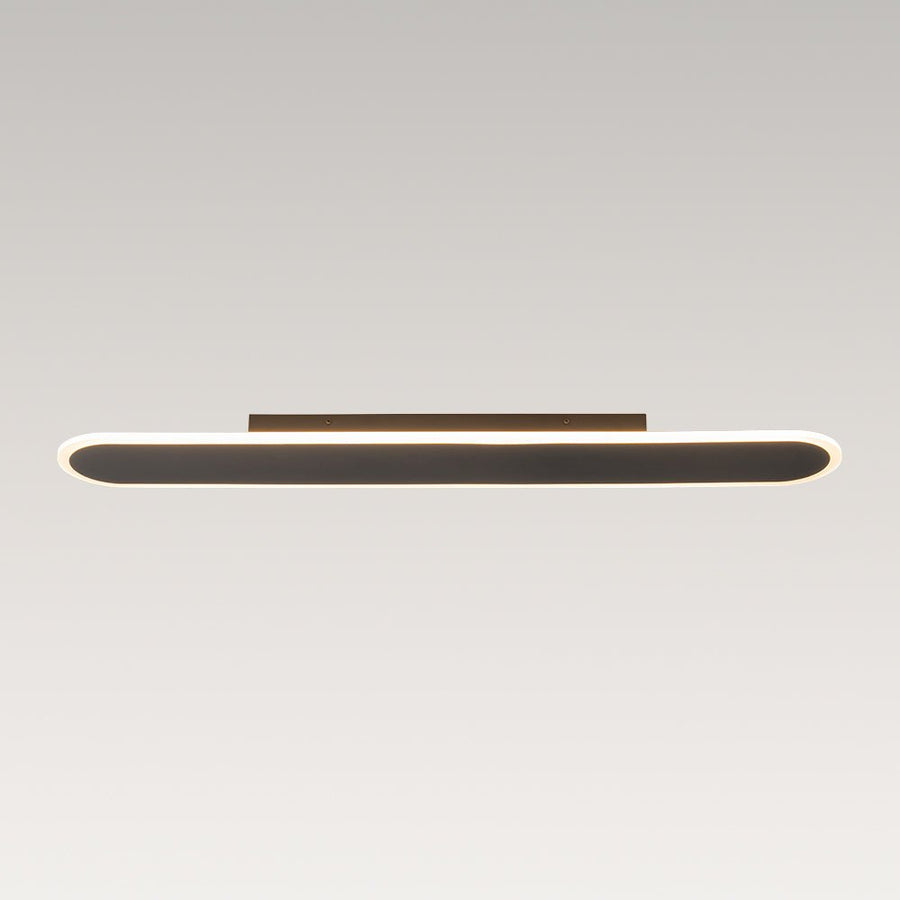 Farmhouze Light - Modern Minimalist Linear Oblong LED Semi Flush Mount - Ceiling Light - 39in - 