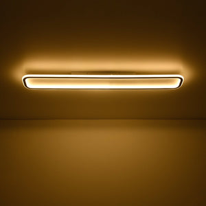 Farmhouze Light - Modern Oblong Dimmable LED Semi Flush Mount Ceiling Light - Ceiling Light - 39in - 