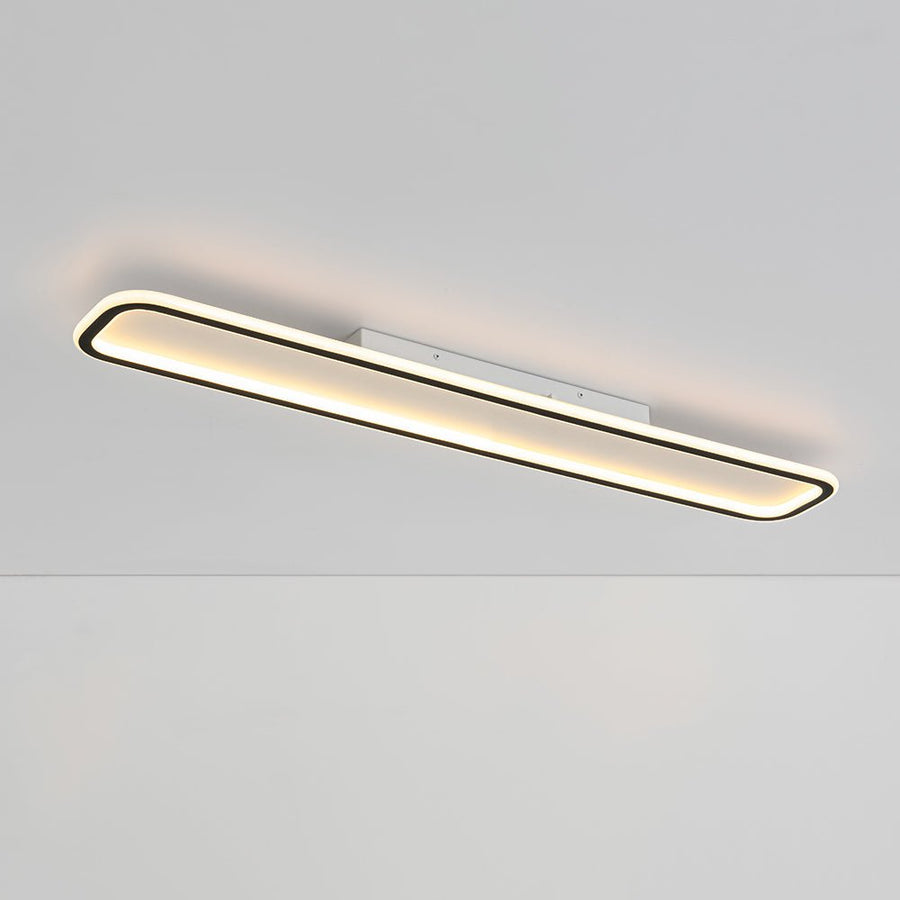 Farmhouze Light - Modern Oblong Dimmable LED Semi Flush Mount Ceiling Light - Ceiling Light - 39in - 