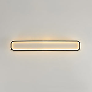Farmhouze Light - Modern Oblong Dimmable LED Semi Flush Mount Ceiling Light - Ceiling Light - 39in - 