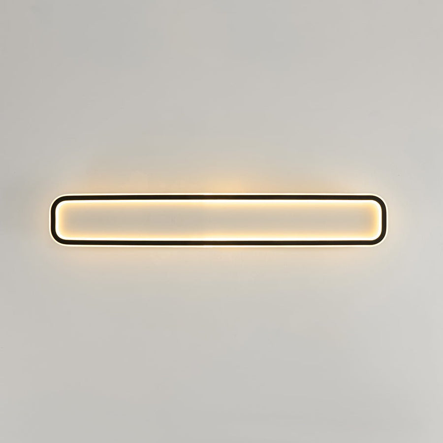 Farmhouze Light - Modern Oblong Dimmable LED Semi Flush Mount Ceiling Light - Ceiling Light - 39in - 