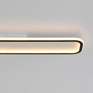 Farmhouze Light - Modern Oblong Dimmable LED Semi Flush Mount Ceiling Light - Ceiling Light - 39in - 