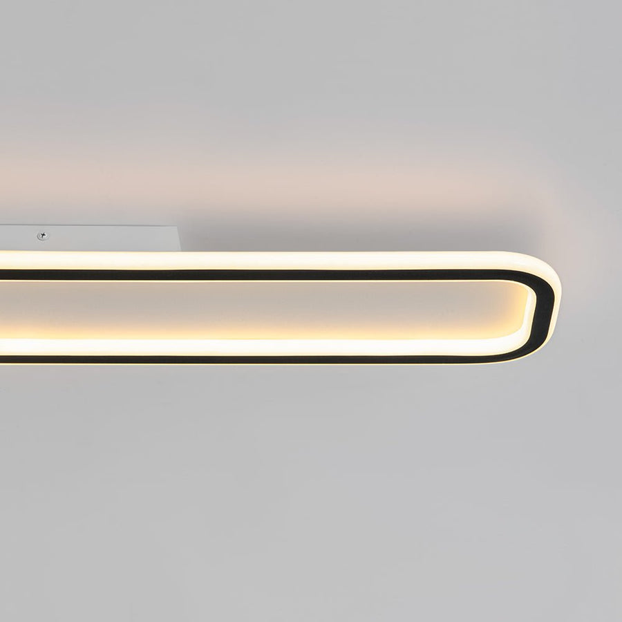 Farmhouze Light - Modern Oblong Dimmable LED Semi Flush Mount Ceiling Light - Ceiling Light - 39in - 