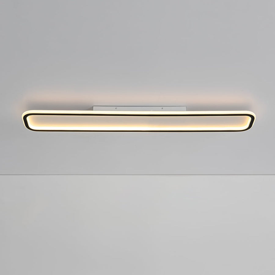 Farmhouze Light - Modern Oblong Dimmable LED Semi Flush Mount Ceiling Light - Ceiling Light - 39in - 
