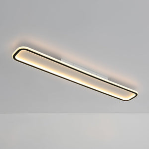 Farmhouze Light - Modern Oblong Dimmable LED Semi Flush Mount Ceiling Light - Ceiling Light - 39in - 