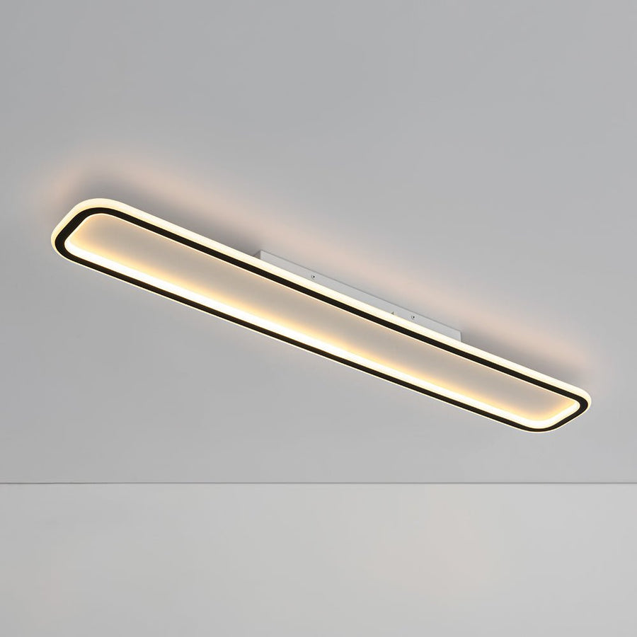 Farmhouze Light - Modern Oblong Dimmable LED Semi Flush Mount Ceiling Light - Ceiling Light - 39in - 