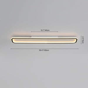 Farmhouze Light - Modern Oblong Dimmable LED Semi Flush Mount Ceiling Light - Ceiling Light - 39in - 