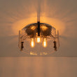 Load image into Gallery viewer, Farmhouze Light-Modern Round Water Glass Semi Flush Mount Ceiling Light-Ceiling Light-Brass-
