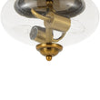Load image into Gallery viewer, Farmhouze Light - Modern Seeded Glass Round Flush Mount Ceiling Light - Ceiling Light - Gold - 

