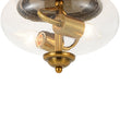 Load image into Gallery viewer, Farmhouze Light - Modern Seeded Glass Round Flush Mount Ceiling Light - Ceiling Light - Gold - 
