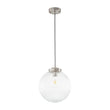 Load image into Gallery viewer, Farmhouze Light - Modern Single Striped Glass Globe Kitchen Pendant Light - Pendant - Black - 
