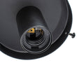 Load image into Gallery viewer, Farmhouze Light - Modern Single Striped Glass Globe Kitchen Pendant Light - Pendant - Black - 
