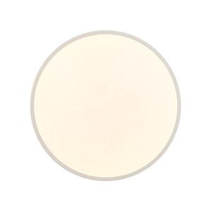 Farmhouze Light - Nordic Dimmable LED White Round Semi Flush Mount - Ceiling Light - White - 