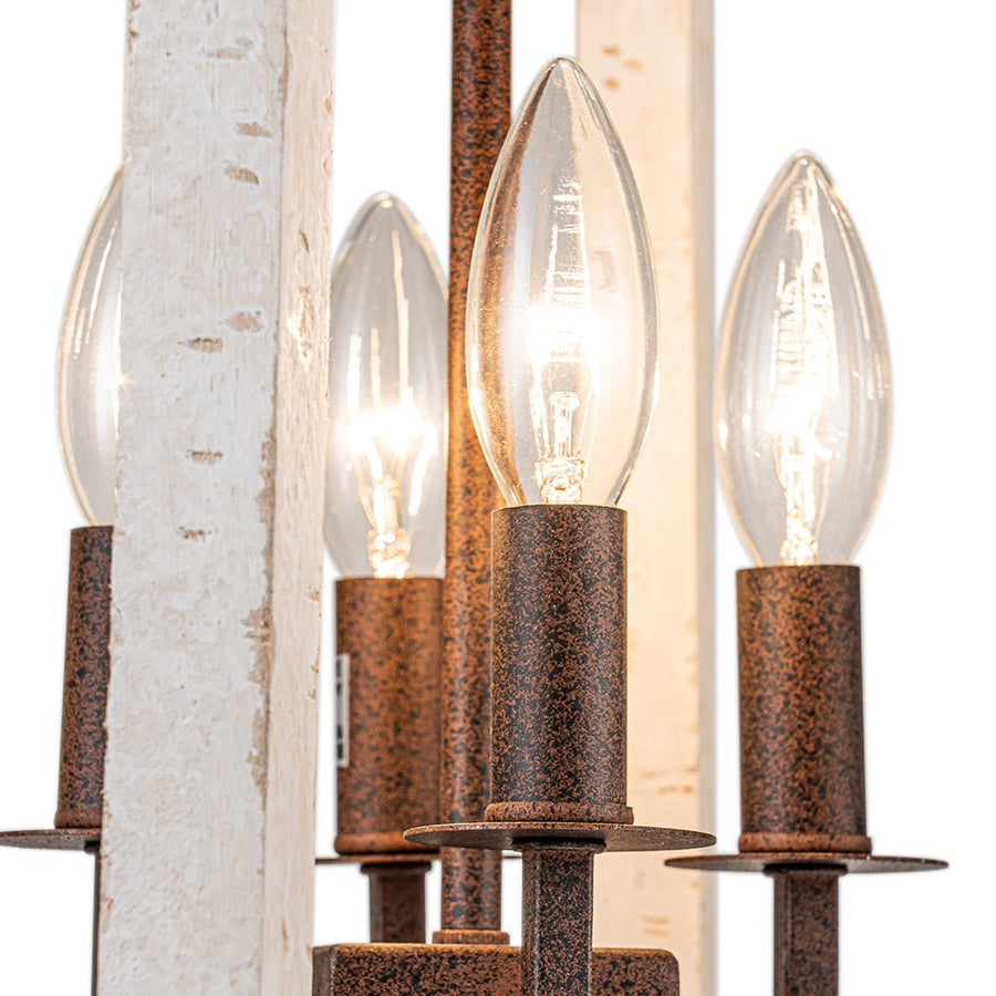 Farmhouze Light - OpenBox - Farmhouse Wood Cylinder Drum Pendant Light - Pendant - 