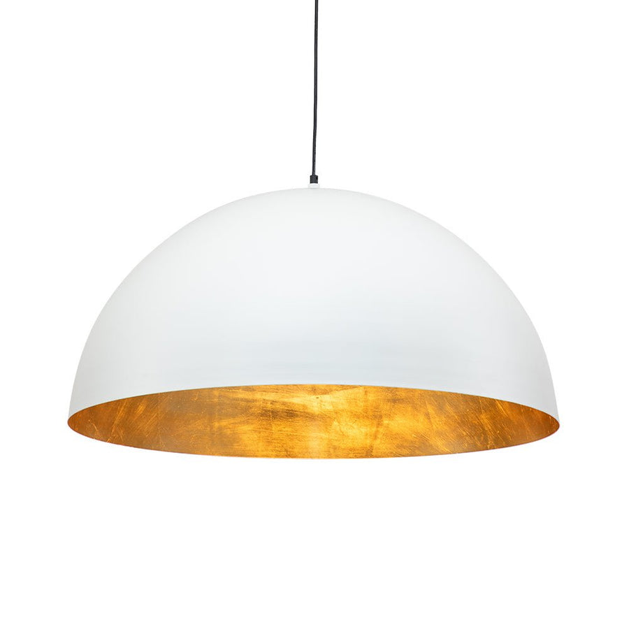 Farmhouze Light - OpenBox - Modern Farmhouse Oversized Dome Pendant - Chandelier - White - 15 in. - M