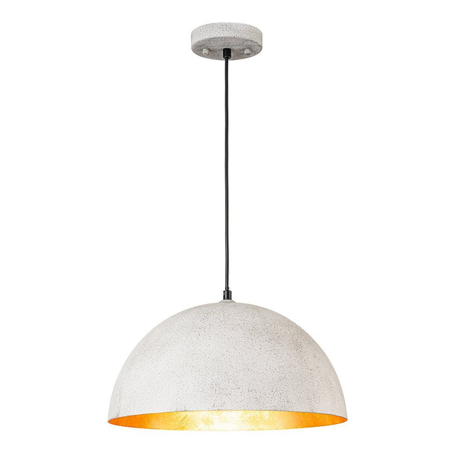 Farmhouze Light - OpenBox - Modern Farmhouse Oversized Dome Pendant - Chandelier - White - 15 in. - M