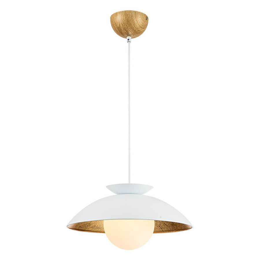 Farmhouze Light - OpenBox - Scandinavian Single Metal Dome Kitchen Pendant - Pendant - White - 