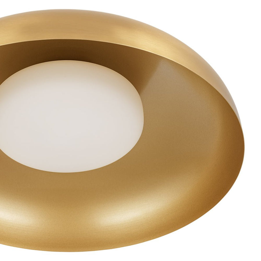 Retro Dimmable LED Round Dome Semi Flush Mount | Farmhouze Light