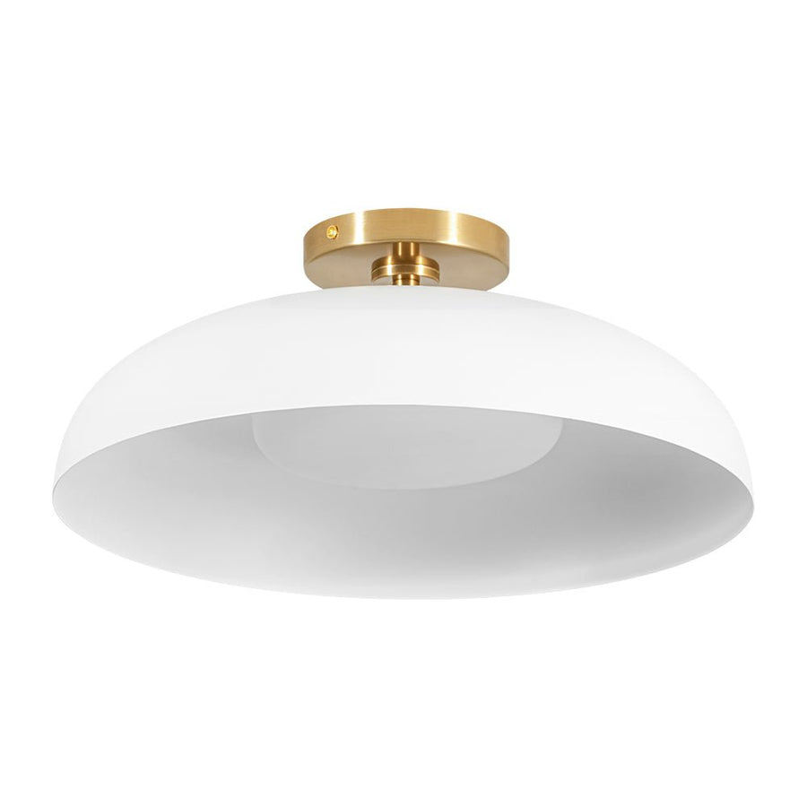 Retro Dimmable LED Round Dome Semi Flush Mount | Farmhouze Light