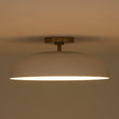 Load image into Gallery viewer, Farmhouze Light - Retro 1 - Light Dimmable LED Round Dome Semi Flush Mount - Ceiling Light - White - 
