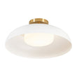 Load image into Gallery viewer, Farmhouze Light - Retro 1 - Light Dimmable LED Round Dome Semi Flush Mount - Ceiling Light - White - 

