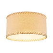 Load image into Gallery viewer, Farmhouze Light-Retro Farmhouse Ivory Linen Drum Lantern Ceiling Light-Ceiling Light-12.8 in-

