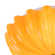 Load image into Gallery viewer, Farmhouze Light-Retro Pleated Floral Art Glass Scalloped Ceiling Light-Ceiling Light-Orange Glass-
