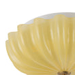 Load image into Gallery viewer, Farmhouze Light-Retro Pleated Floral Art Glass Scalloped Ceiling Light-Ceiling Light-Soft Yellow Glass-
