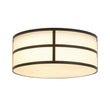 Load image into Gallery viewer, Farmhouze Light-Retro Rustic White Linen Round Drum Lantern Ceiling Light-Ceiling Light-White Linen-
