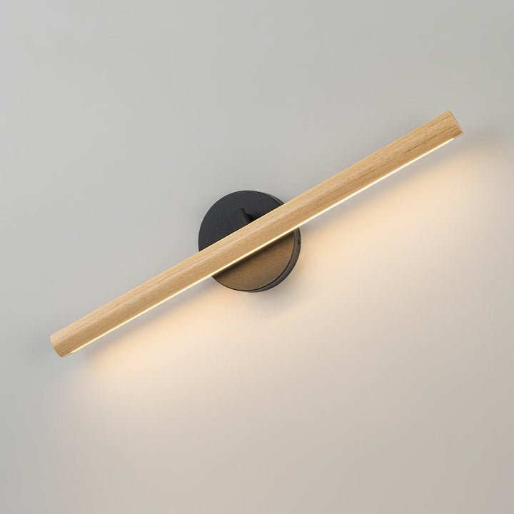 Farmhouze Light - Rustic Dimmable LED Adjustable Linear Pine Vanity Wall Lamp - Wall Sconce - 1 Unit - 