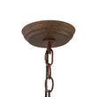 Load image into Gallery viewer, Farmhouze Light-Rustic Farmhouse Distressed Wood 6-Light Candle Chandelier-Chandelier-Dark Rustic-
