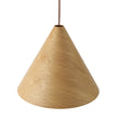 Load image into Gallery viewer, Farmhouze Light - Rustic Single Wood Style Wide Conical Pendant Light - Pendant - Oak - 
