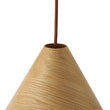 Load image into Gallery viewer, Farmhouze Light - Rustic Single Wood Style Wide Conical Pendant Light - Pendant - Oak - 
