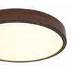 Load image into Gallery viewer, Farmhouze Light - Rustic Walnut Wood Dimmable LED Round Ceiling Light - Ceiling Light - 19.7 in - 
