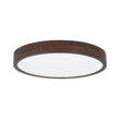 Load image into Gallery viewer, Farmhouze Light - Rustic Walnut Wood Dimmable LED Round Ceiling Light - Ceiling Light - 19.7 in - 
