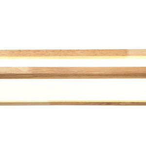 Farmhouze Light - Rustic Wooden Dimmable LED Long Oval Ceiling Light - Ceiling Light - 3000K Warm White - 