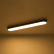 Load image into Gallery viewer, Farmhouze Light - Rustic Wooden LED Long Oval Semi Flush Ceiling Light - Ceiling Light - White - 
