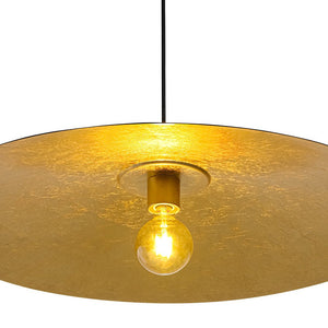 Farmhouze Light - Scandinavian Oversized Iron Shallow Dome Pendant Light - Chandelier - L - 31.5 in - 