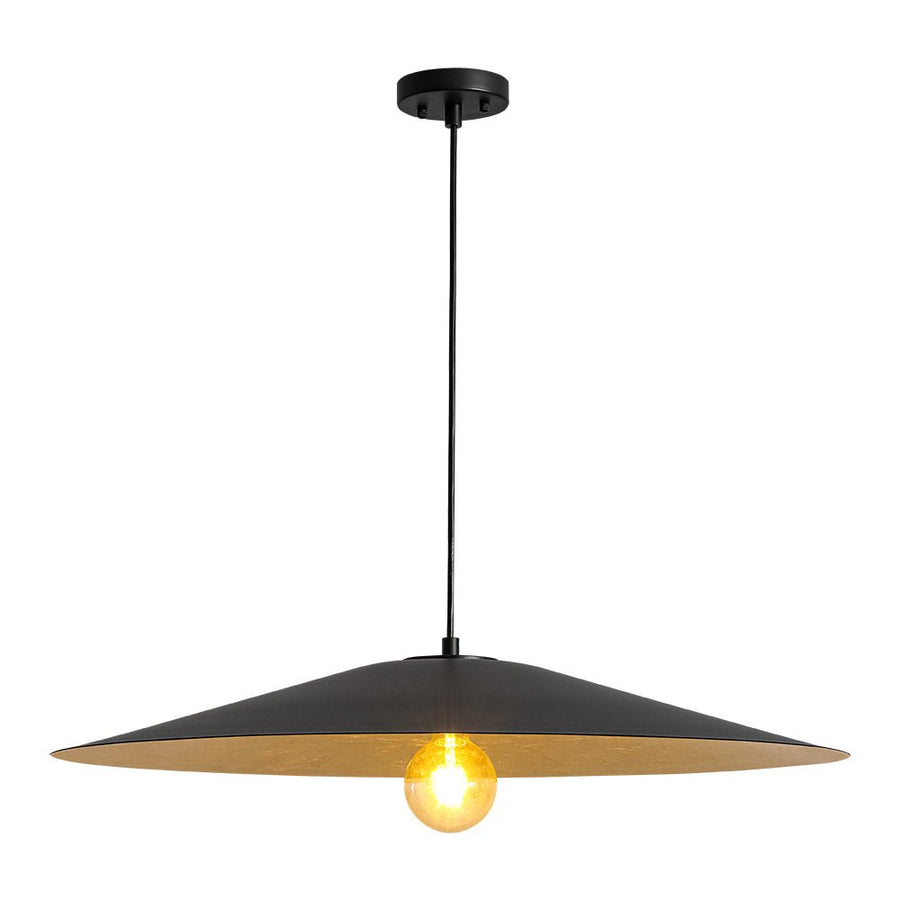 Farmhouze Light - Scandinavian Oversized Iron Shallow Dome Pendant Light - Chandelier - M - 25.6 in - 
