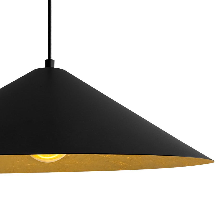 Farmhouze Light - Scandinavian Oversized Iron Shallow Dome Pendant Light - Chandelier - S - 23.6 in - 
