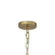 Load image into Gallery viewer, Farmhouze Light-Sculptural Retro Tangerine Glass Disc Tiered Round Chandelier-Chandelier-Brass-
