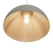 Load image into Gallery viewer, Farmhouze Light-Shaker Minimalist 1-Light Iron Dome Kitchen Pendant-Pendant-Gray-
