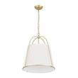 Load image into Gallery viewer, Farmhouze Light-Spanish Farmhouse 4-Light Drum Beige Linen Lantern Pendant-Chandelier-19.7 in-
