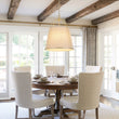 Load image into Gallery viewer, Farmhouze Light-Spanish Farmhouse 4-Light Drum Beige Linen Lantern Pendant-Chandelier-19.7 in-
