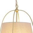 Load image into Gallery viewer, Farmhouze Light-Spanish Farmhouse 4-Light Drum Beige Linen Lantern Pendant-Chandelier-19.7 in-
