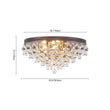 Load image into Gallery viewer, Farmhouze Light-Spanish Retro Layered Luxury Crystal Drops Round Ceiling Light-Ceiling Light-Oil-Rubbed Bronze-
